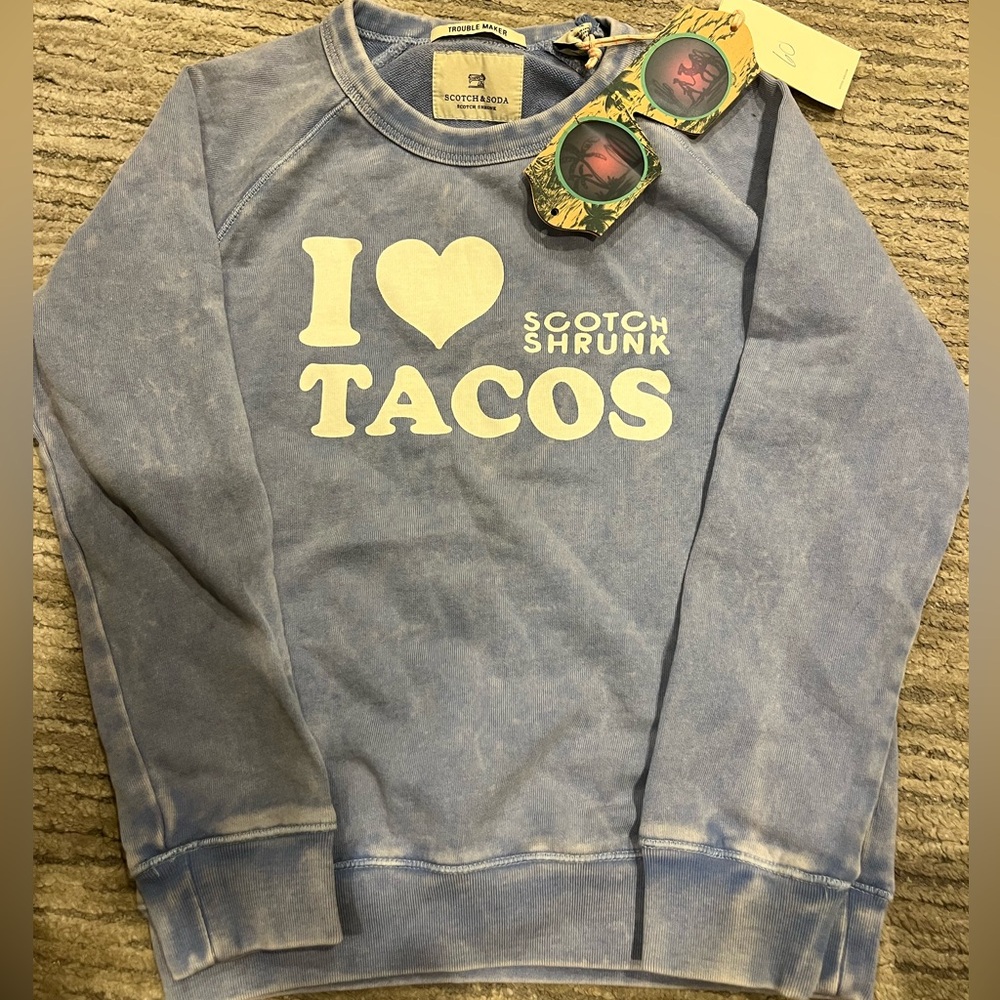 Boys BRAND NEW Scotch and Soda sweatshirt with tags